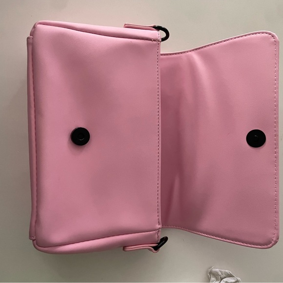 BLACKCRAFT CULT PINK GOTH CROSSBODY BAG Missing Heavy Chain Handle - Picture 3 of 13